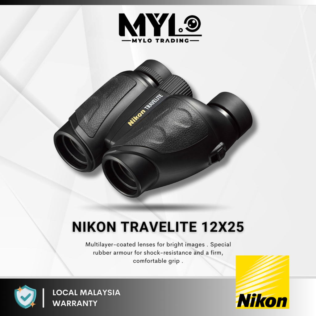 Nikon Travelite VI Binocular 8 X 25 10 X 25 12 X 25