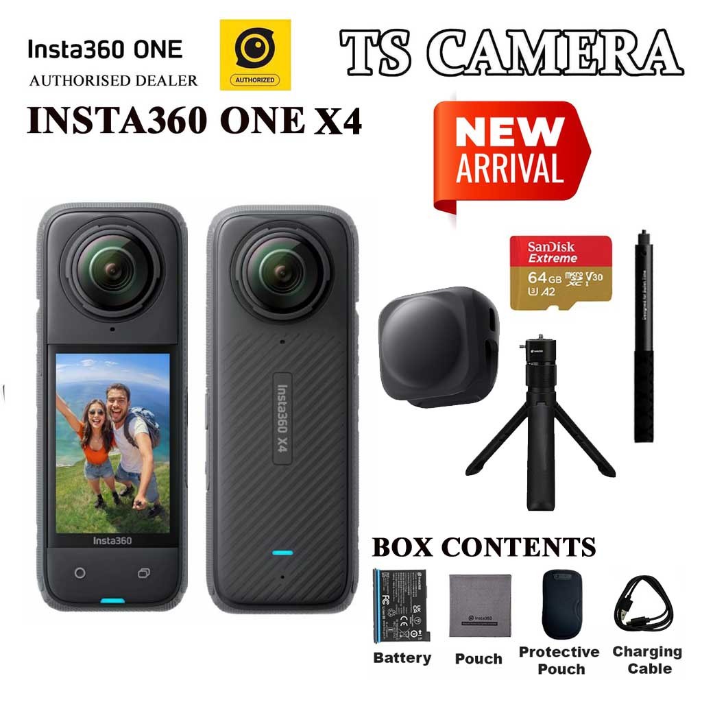 NEW ARRIVAL INSTA360 ONE X4 360 ACTION CAMERA INSTA360 X3 X4 360