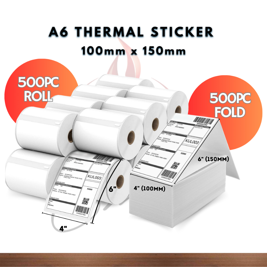 A Thermal Sticker Roll Pcs A High Quality Airway Bill Sticker Roll