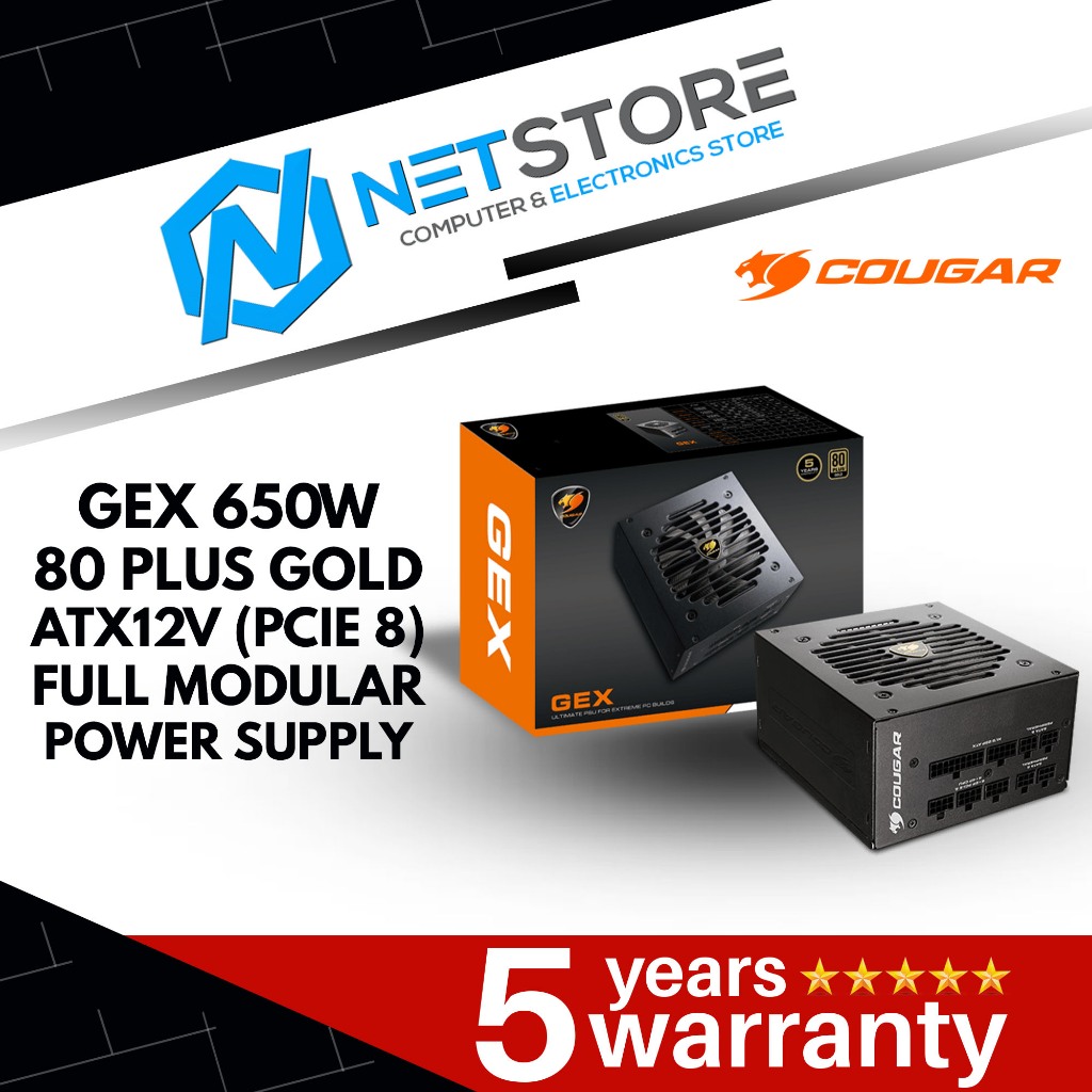 Cougar Gex W Plus Gold Atx V Pcie Full Modular Power Supply