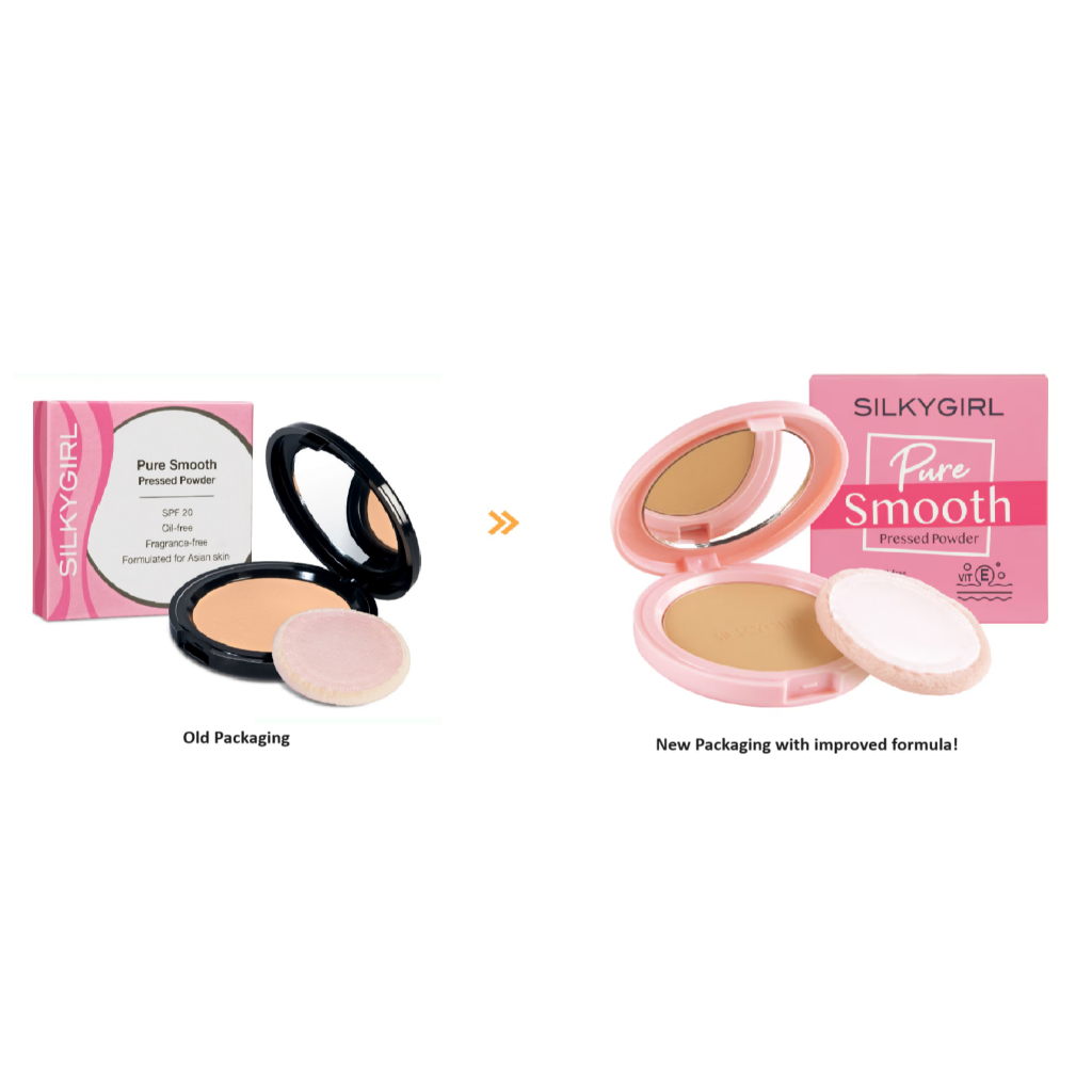 Silkygirl Pure Smooth Pressed Powder Shopee Malaysia