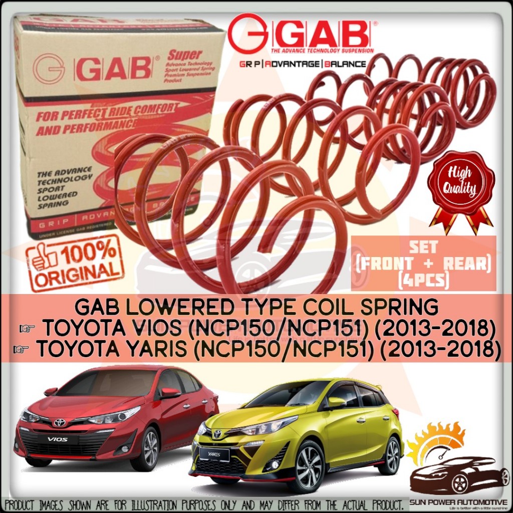 Toyota Vios Yaris NCP150 NCP151 GAB SUPER SPORT PREMIUM LOWERED