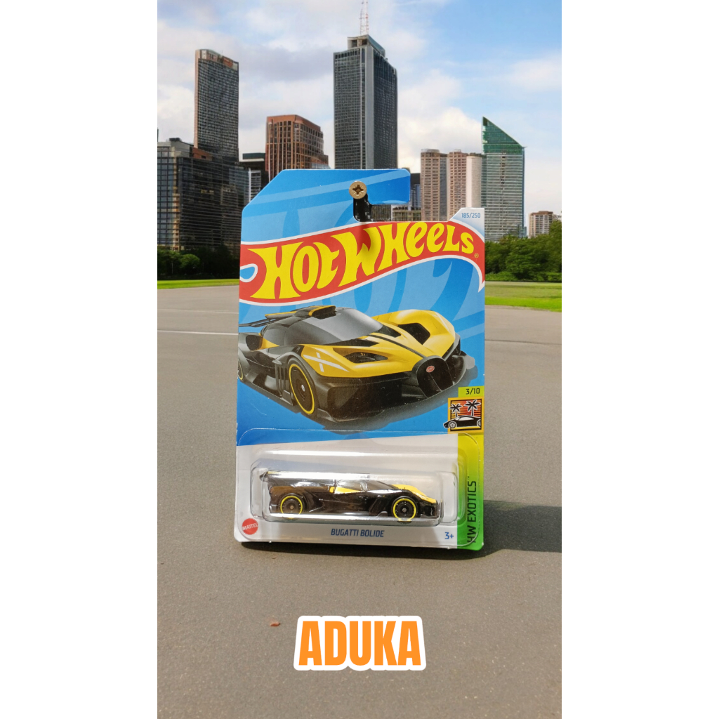 HOT WHEELS Bugatti Bolide Yellow BEST FOR COLLECTION Shopee Malaysia