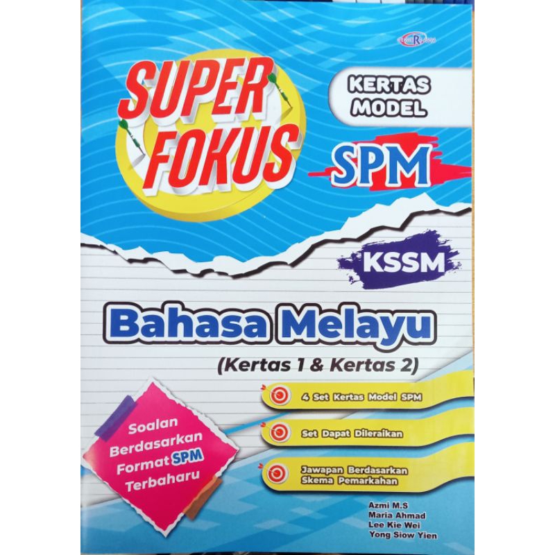 Super Fokus Kertas Model Spm Bahasa Melayu Kertas Dan Kertas Kssm