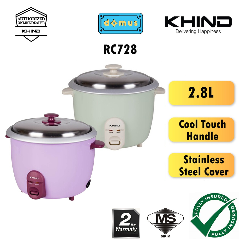 Khind Rice Cooker 2 8L Periuk Nasi Elektrik Murah Besar Can Keep Warm