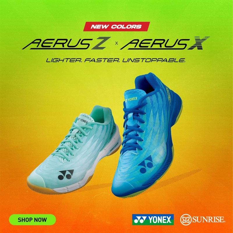 YONEX POWER CUSHION AERUS Z WIDE MEN 100 ORIGINAL SUNRISE Shopee