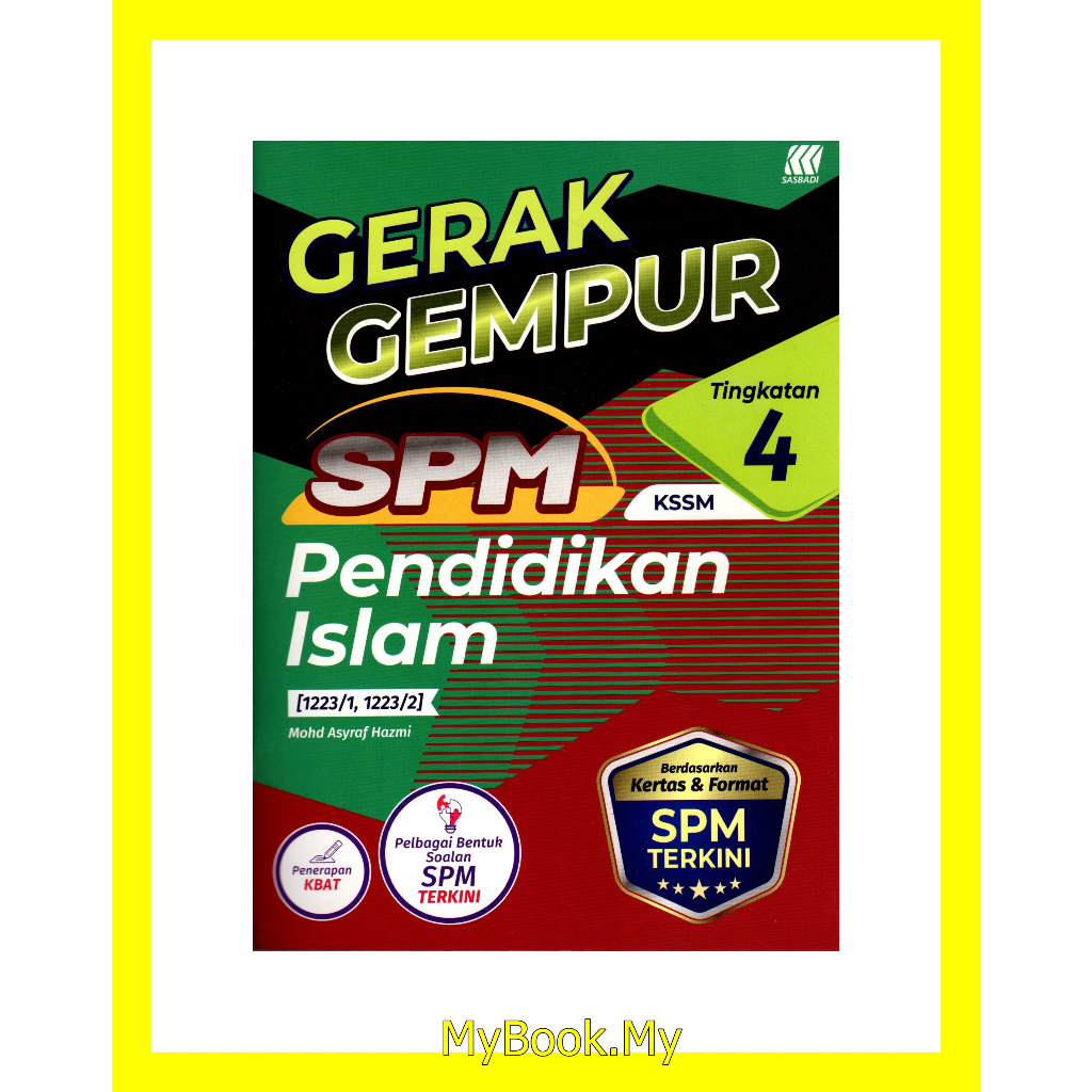 BARU MyB Buku Latihan Pendidikan Islam Gerak Gempur SPM Tingkatan