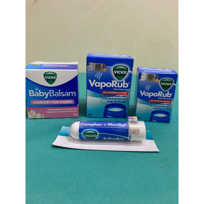 Vicks Baby Balsam Vaporub Inhaler Shopee Malaysia