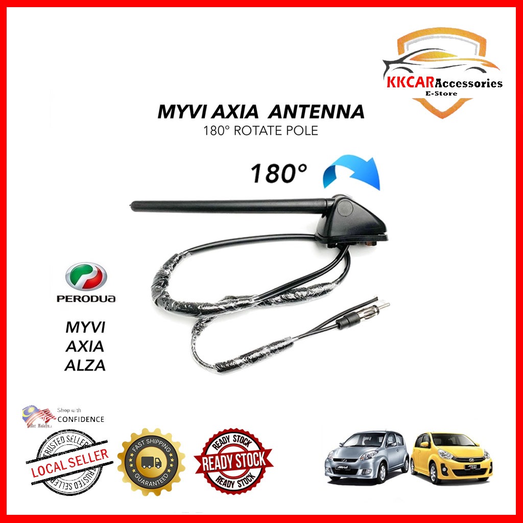 Perodua Myvi Axia Alza Antenna With Base Replacement Set Lagi Best Icon