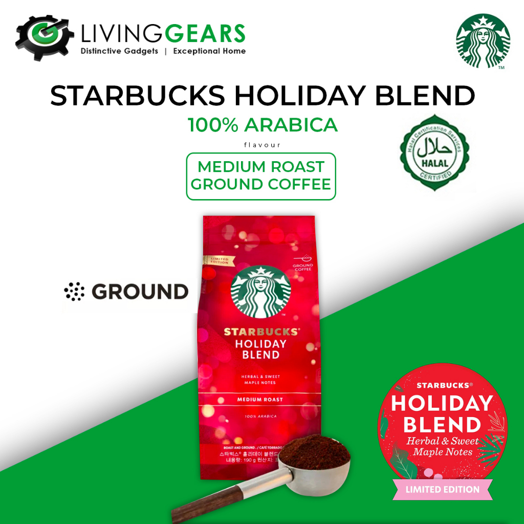 STARBUCKS Ground Coffee House Blend Medium Roast Veranda Blend Blonde