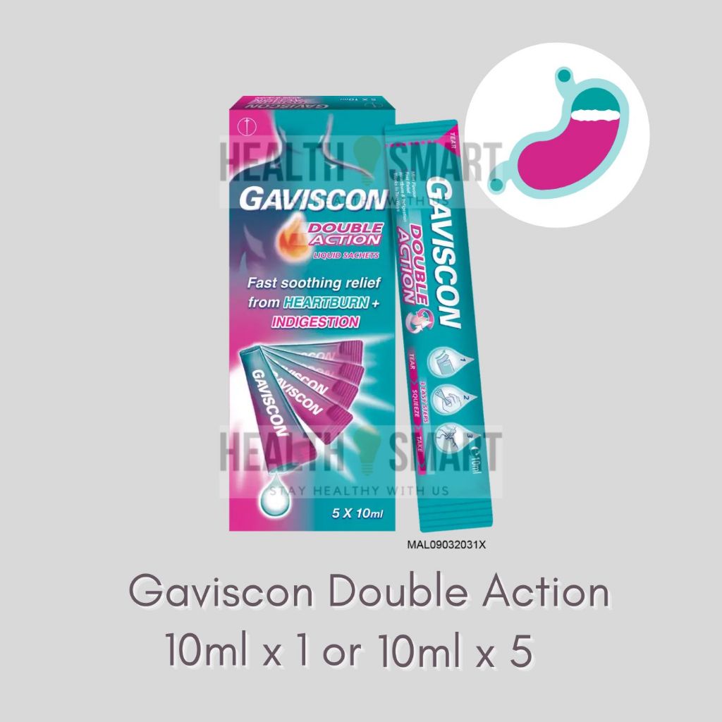 Gaviscon Double Action Liquid Sachet Gaviscon Liquid Sachet 10ml