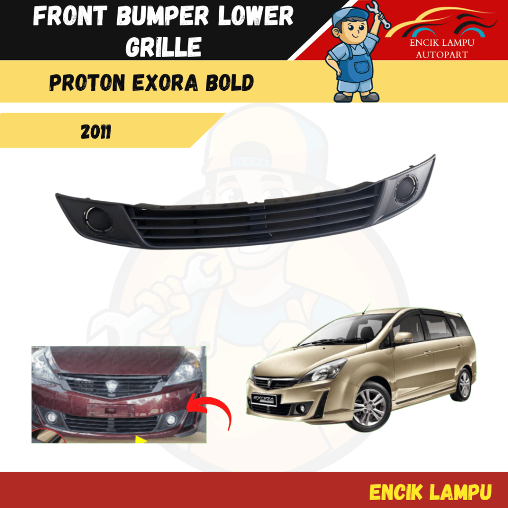 Proton Exora Bold Front Bumper Lower Grille New High Quality Shopee