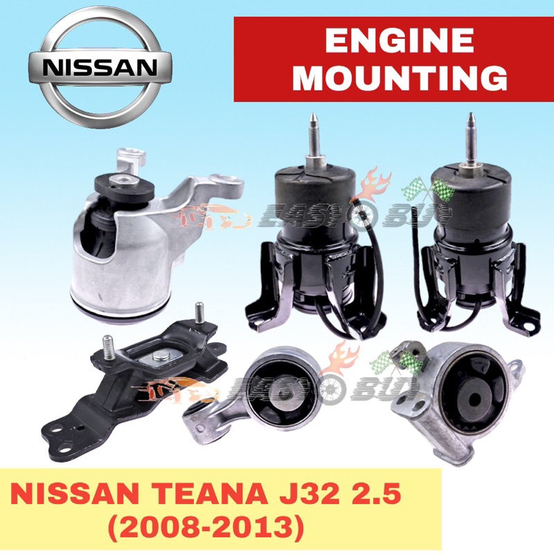 Original Nissan Engine Mounting Set Pcs Biji Nissan Teana J