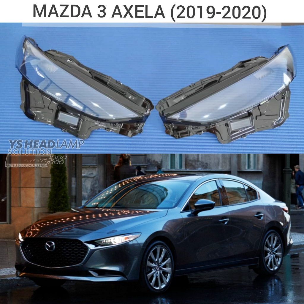 NEW LIMITED STOCK MAZDA 3 AXELA 2019 2020 19 20 HEADLAMP COVER