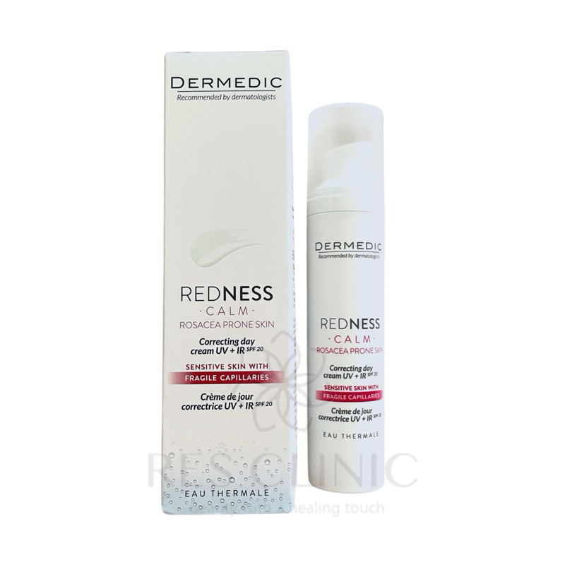 RES Dermedic Redness Calm Correcting Day Cream UV IR SPF20 40ml L