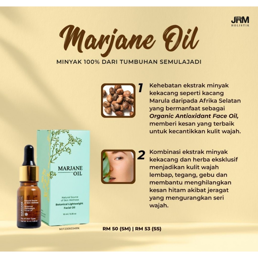 Jrm Holistik Marjane Oil Shopee Malaysia