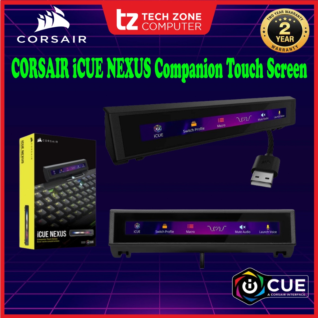 Corsair Icue Nexus Companion Touch Screen Ch Ap Shopee