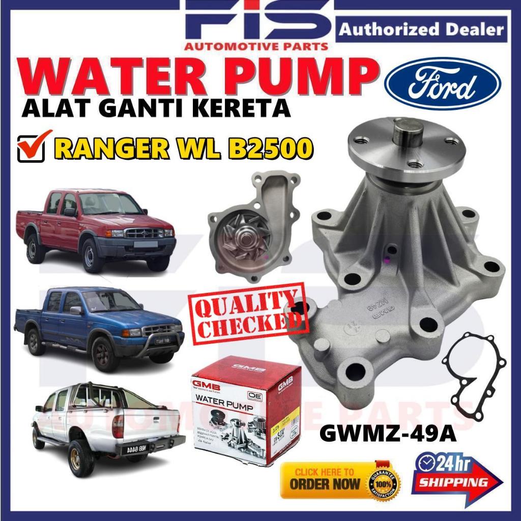 FIS GMB Original Water Pump Ford Ranger WL 2500 GWMZ 49A 8AL4 15 100