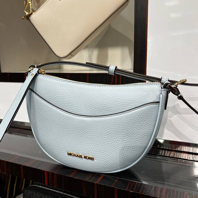 Michael Kors Dover Small Half Moon Crossbody Shopee Malaysia