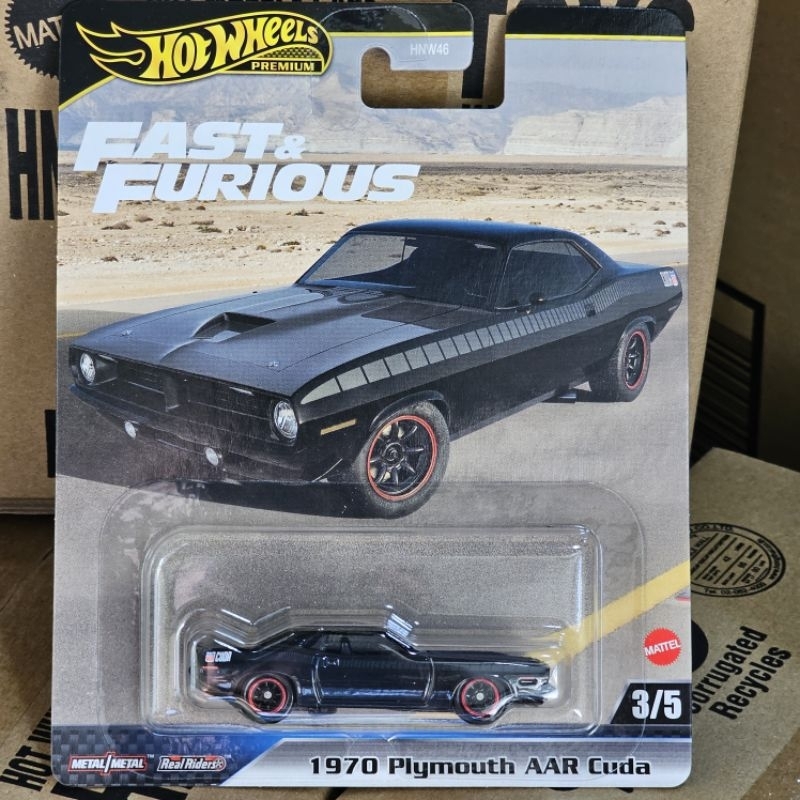 Hot Wheels Premium Plymouth Aar Cuda Fast And Furious Shopee Malaysia