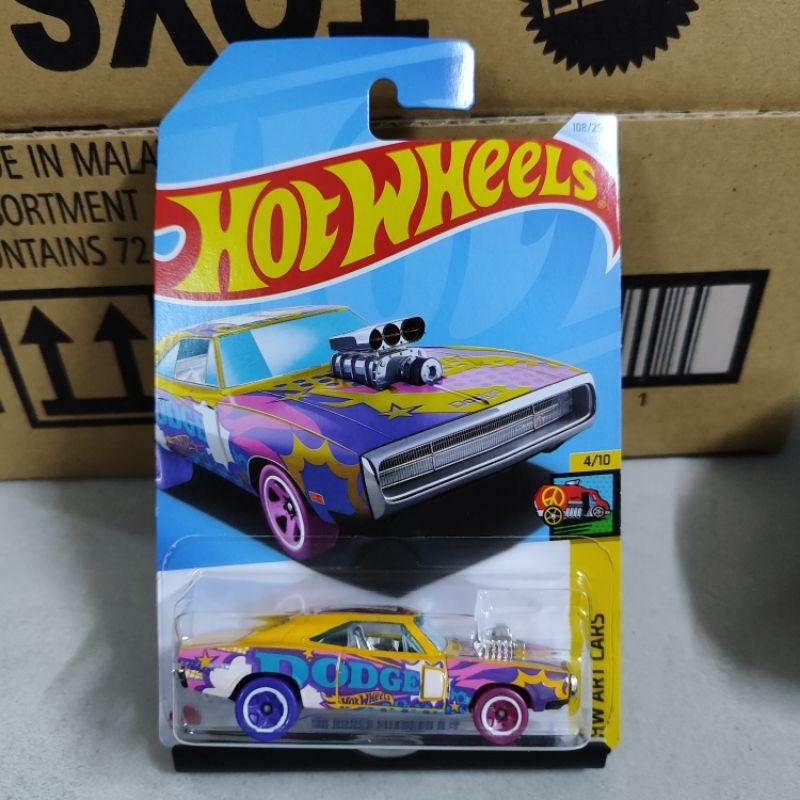 Hot Wheels Dodge Charger R T Yellow Shopee Malaysia