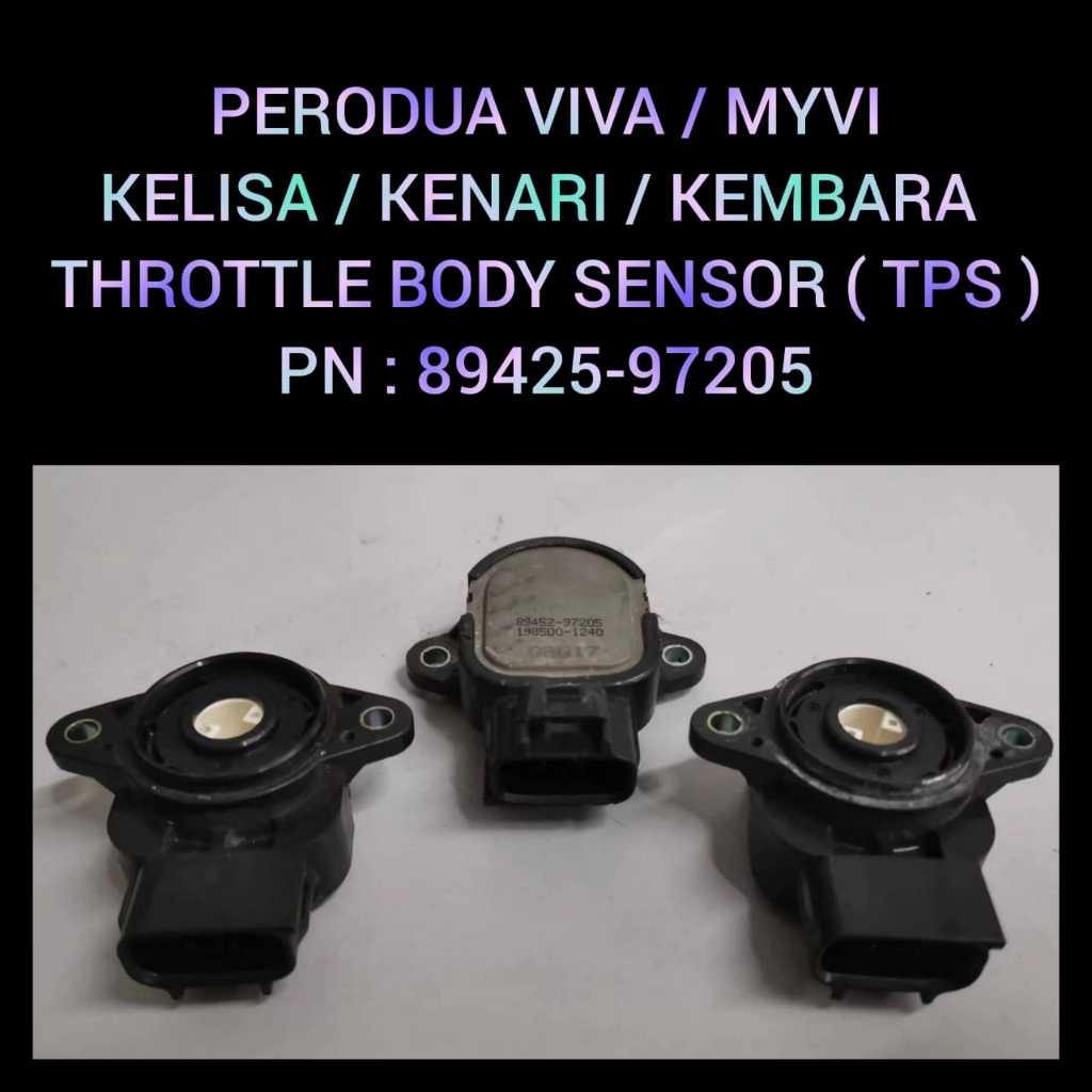 Throttle Body Sensor TPS 89452 97205 Perodua Viva Myvi Kelisa