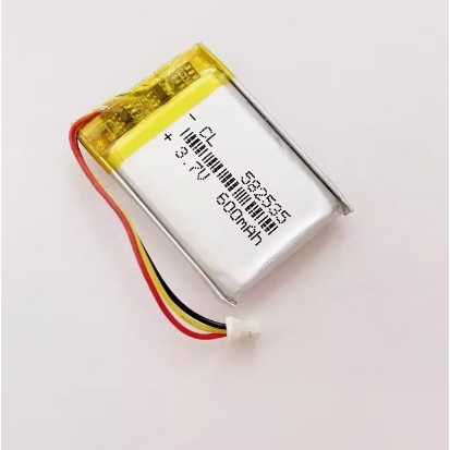 3 7V Lithium Polymer Battery 3 Wire 602535 062535 582535 600mAh MP3 MP4