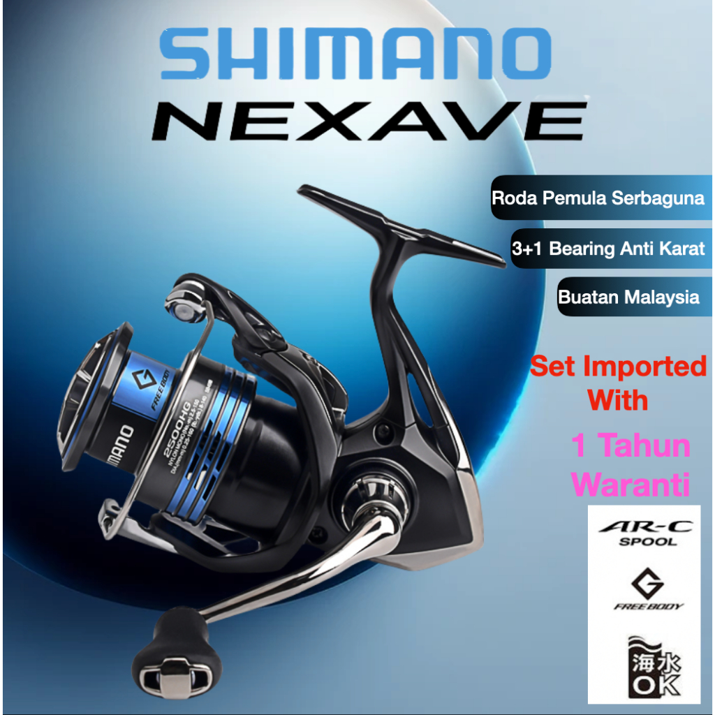 Shimano Nexave Imported Spining Reel Original Casting Jig