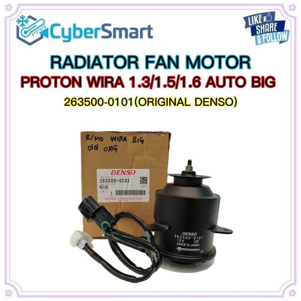 Original Denso Proton Wira Auto Radiator Fan Motor