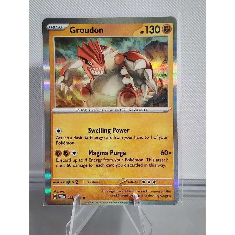 Groudon Card Rare Holo Shopee Malaysia