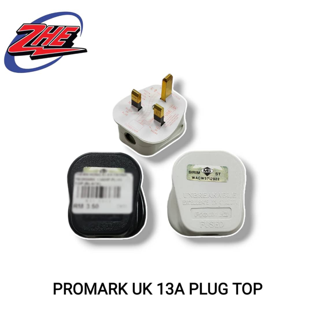 Promark A Pin Plug Top Sirim Approved Uk Plug Top Kepala Plug