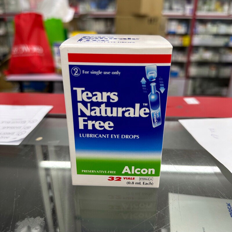 Alcon Tears Naturale Free Lubricant Eye Drops Vials Shopee Malaysia