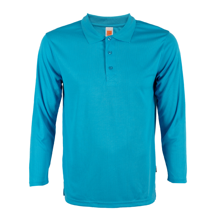 Jcp X Oren Sport Premium Quick Dry Long Sleeve Polo Qd Unisex Side