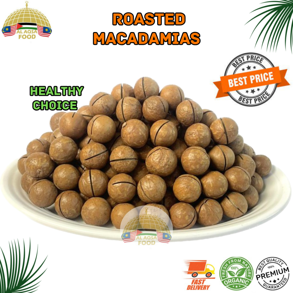 MACADAMIA NUTS Kacang Macadamia Kacang Loceng 250g 500G 1KG