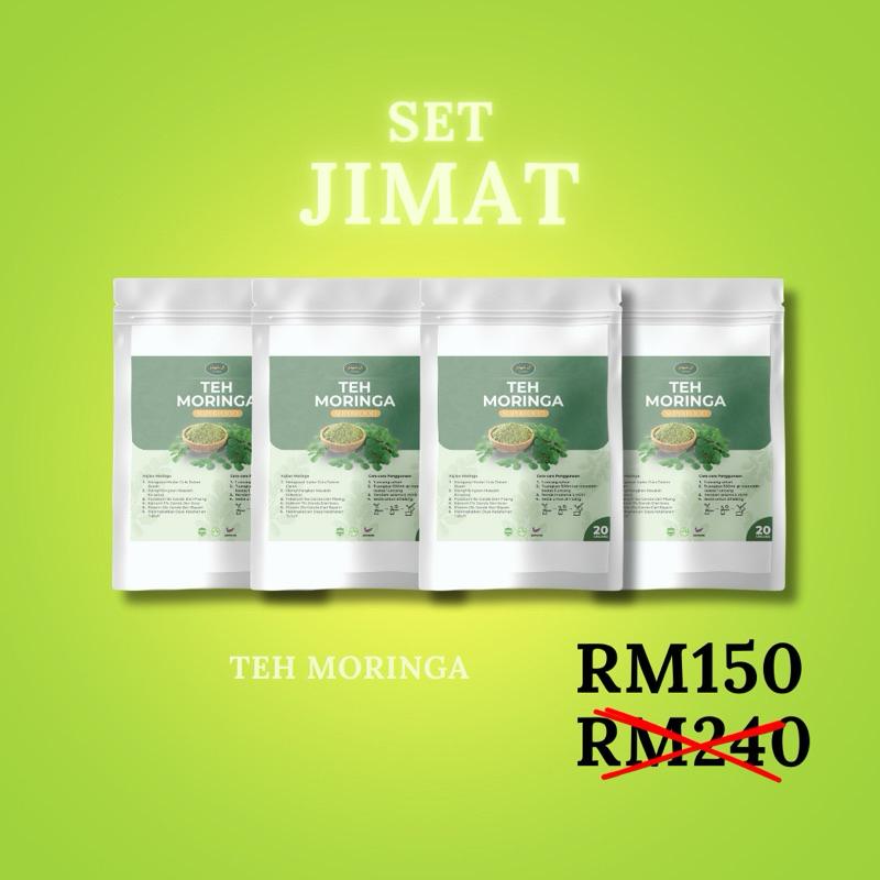 Teh Moringa Daun Kelor Sesuai Untuk Diabetis Kencing Manis Moringga