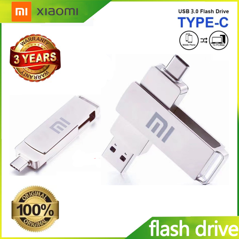 XIAOMI Original OTG Pendrive 2TB 1TB 512G 128Gtype C Usb Dual Pendrive