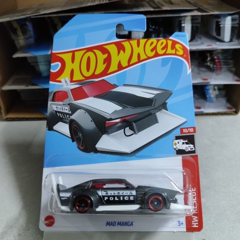 Hot Wheels Mad Manga Gray Shopee Malaysia