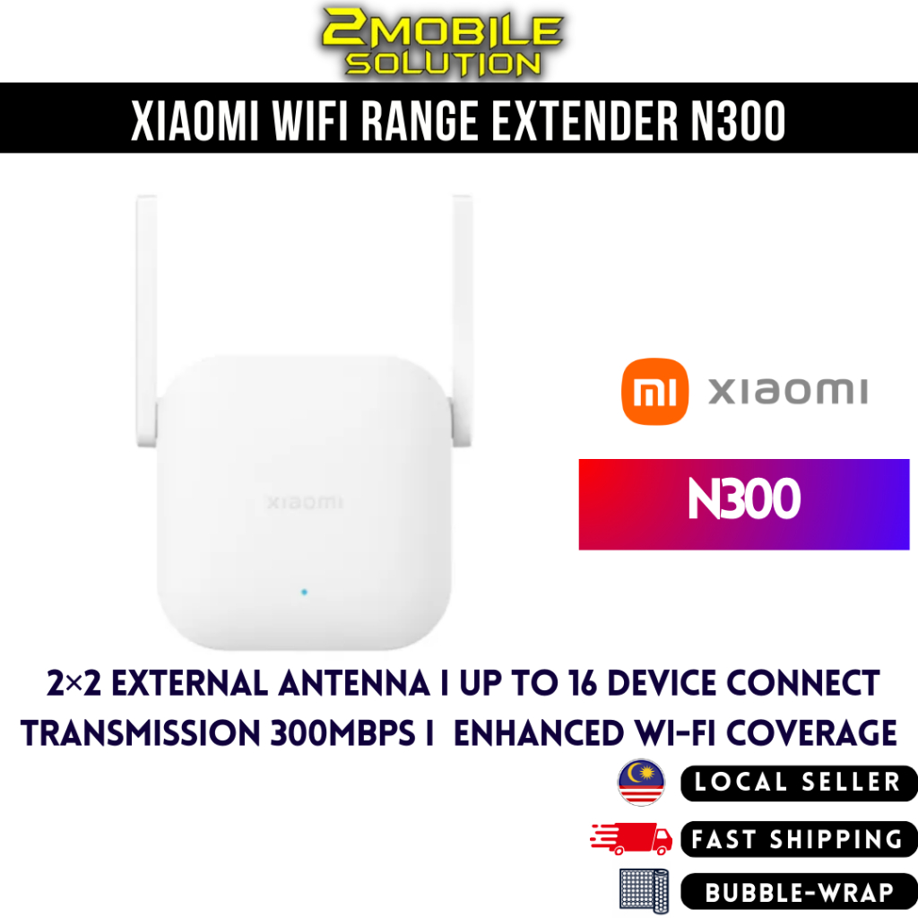 Xiaomi WiFi Range Extender N300 22 External Antenna With Enhanced