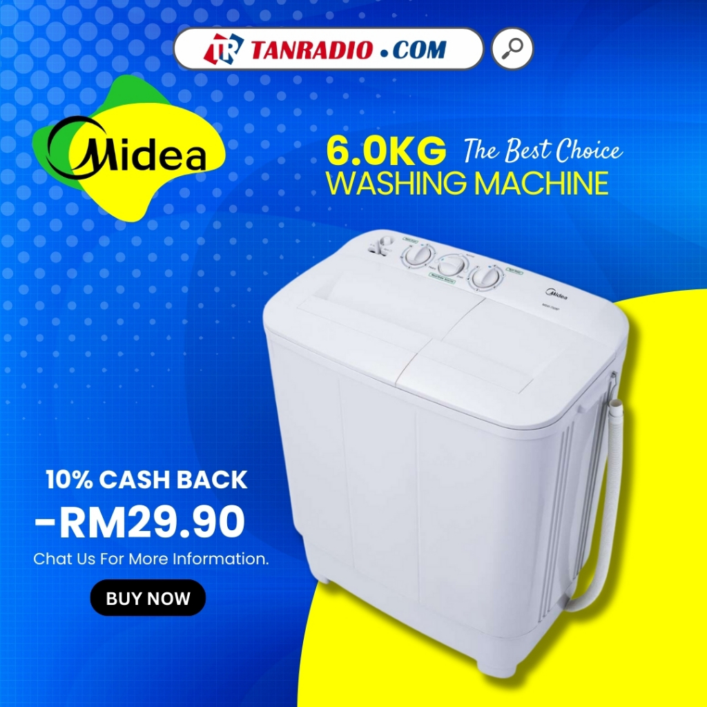 Midea Semi Auto Washer Kg Msw P Shopee Malaysia