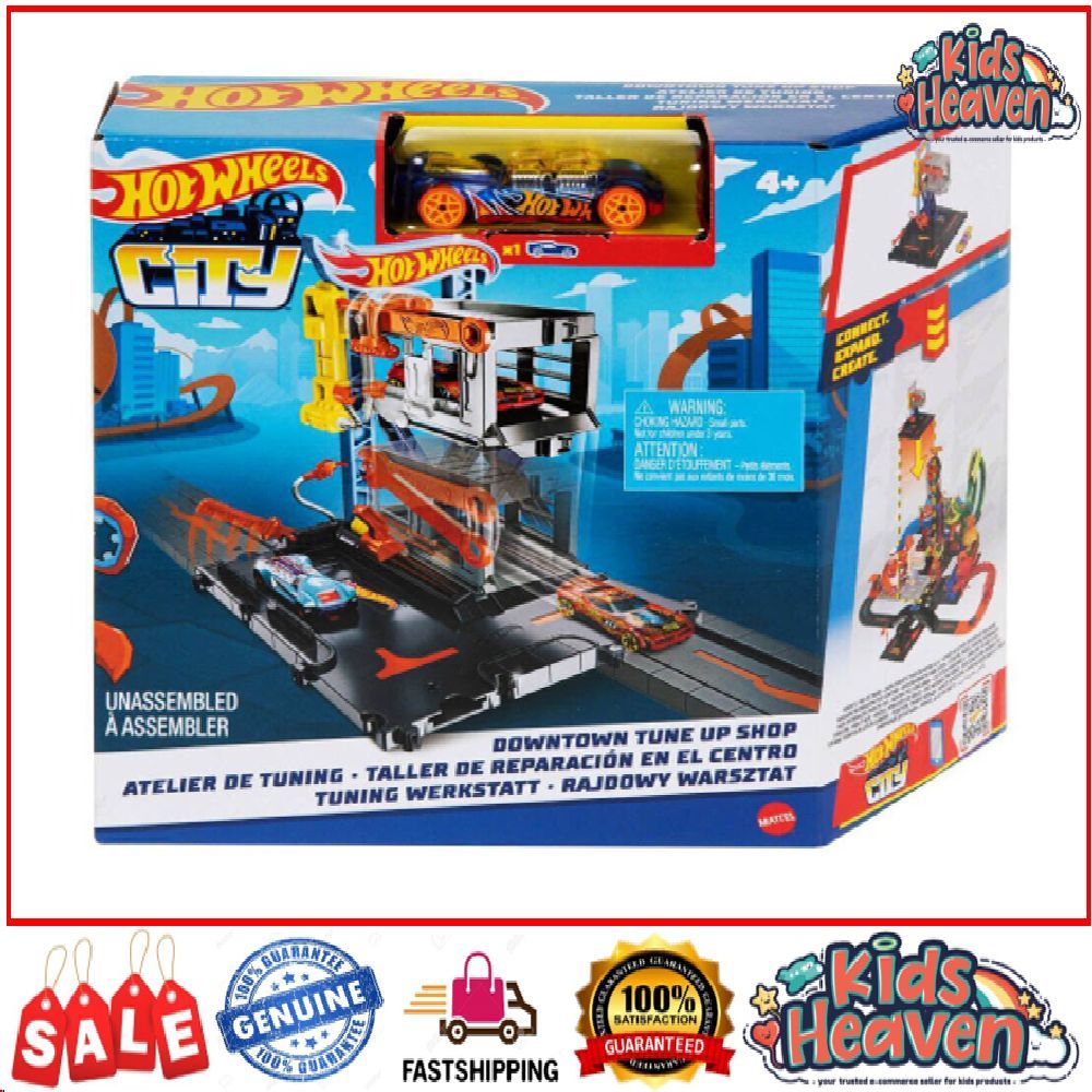 Hot Wheels City Downtown Tune Up Shop Hdr Original Shopee Malaysia