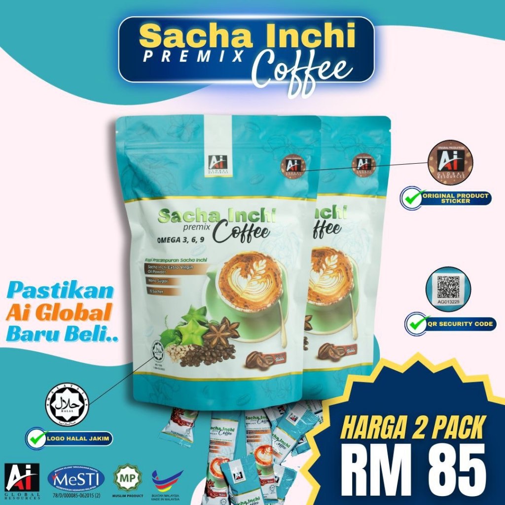 Pack Kopi Sacha Inchi Premix Ai Global Shopee Malaysia