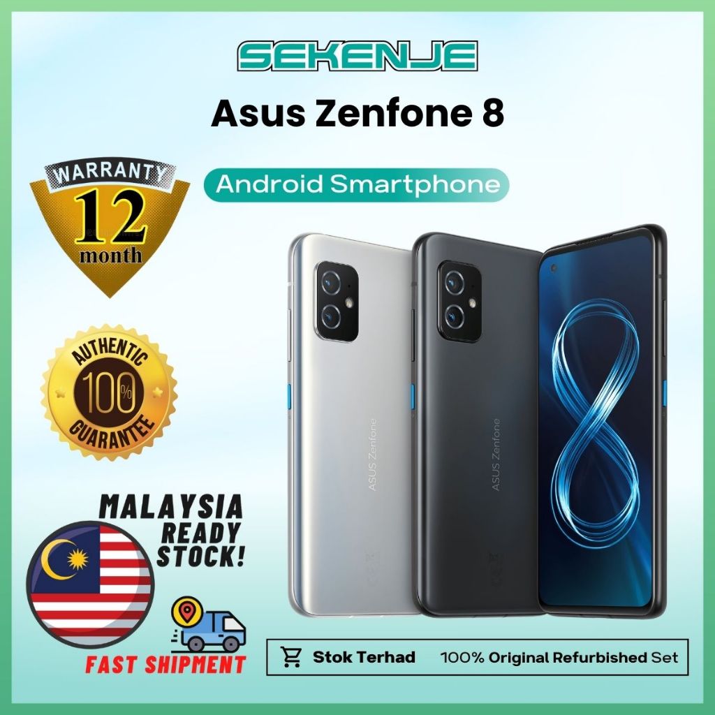 Asus Zenfone 8 Zenfone 8 Filp 128GB 256GB 8GB RAM 100 Original