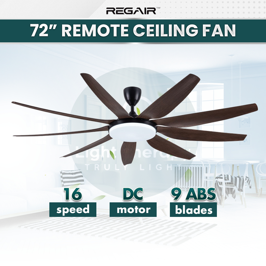 Regair Inovo Legend 72 Kipas Siling 72 Inch Ceiling Fan With Led Light