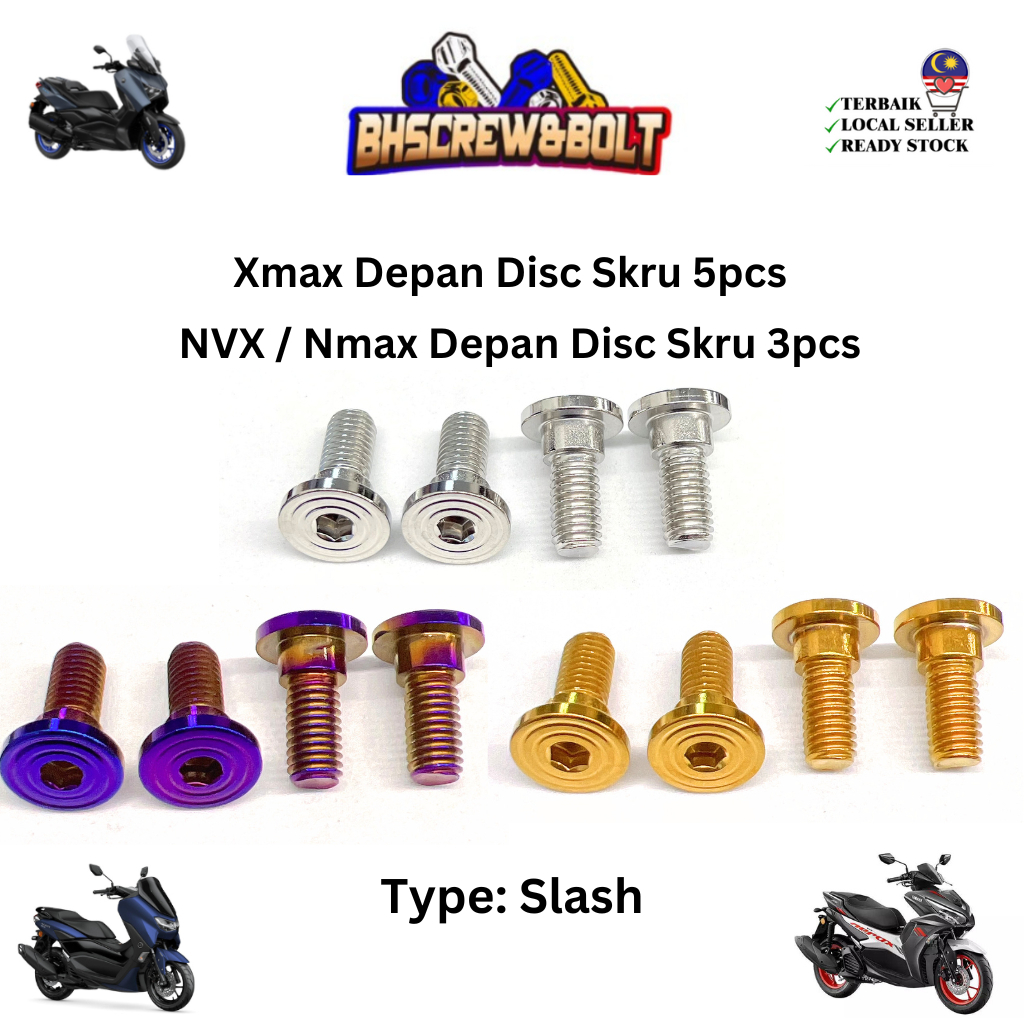 Disc Skru Universal Front Disc Screw Rear Disc Screw Xmax Depan Disc