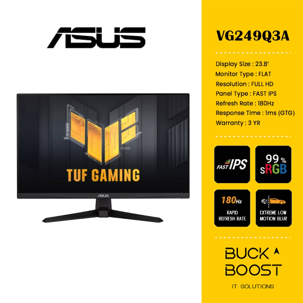 Asus Tuf Gaming Vg Q A Full Hd Fast Ips Hz Ms Monitor