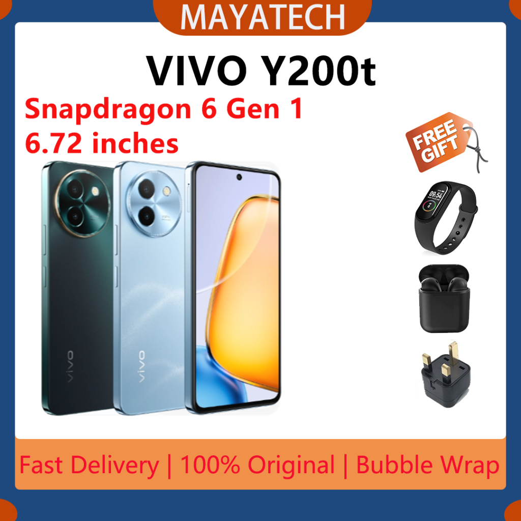 Brand New VIVO Y200t 6 72 Inches Snapdragon 6 Gen 1 44W Wired 6000 MAh