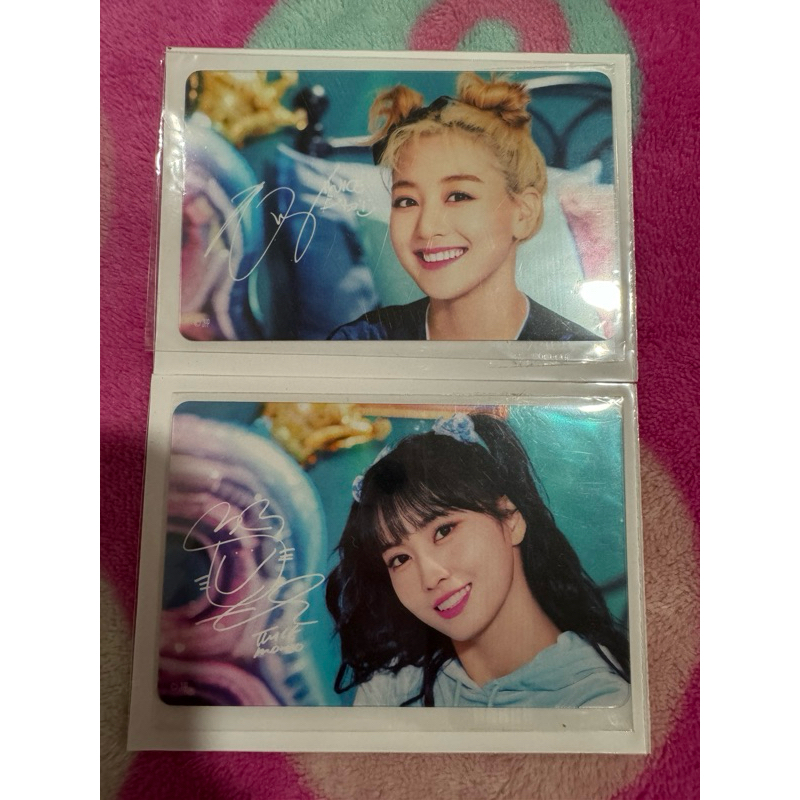 TWICE Twicelights Photobook Official Transparent Photocard Momo Jihyo