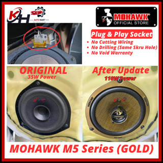 Perodua Myvi Se Mohawk Oem M Gold Car Speaker Inch Way