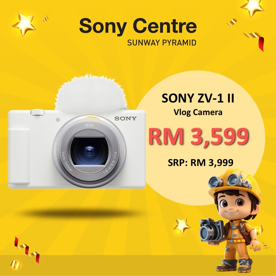 Sony ZV 1 II Vlog Camera For Content Creators And Vloggers SONY ZV1M2