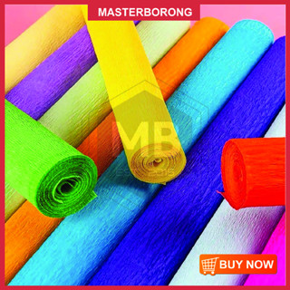 Masterborong Cm X Cm Crepe Paper Roll Flower Making Material